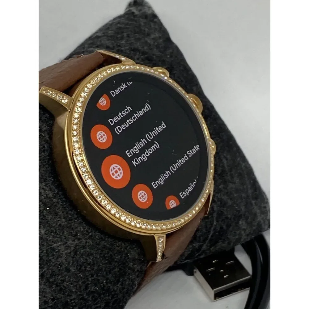 Fossil Gen 4 Authentic Digital Dial Smart Watch Custom Band FTW6011 LT432